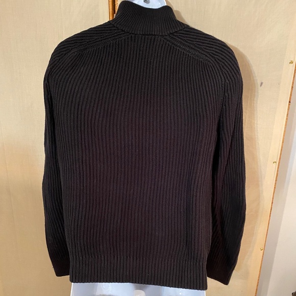 ARMANI EXCHANGE Men’s Black Zip Sweater Sz S - Picture 6 of 9